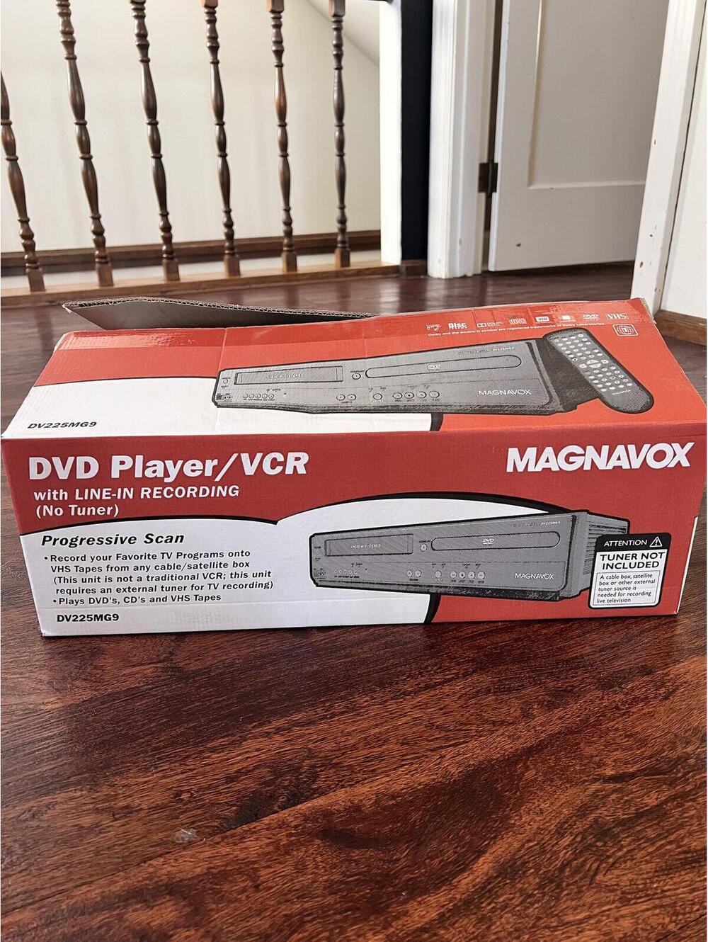 NEW! Magnavox DV225MG9 DVD VCR Combo Player 4-Head WAS FACTORY SEALED